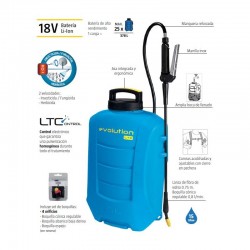 MOCHILA PULVERIZADORA EVOLUTION 15L 18V Li-ion MATABI - SUMINISTROS CAMARA