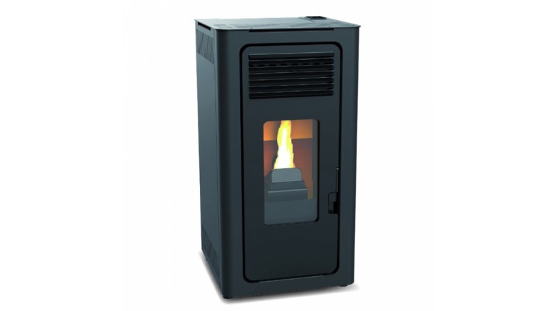 ESTUFA PELLET NEGRA AUDAX 8KW LAISAN - SUMINISTROS CAMARA