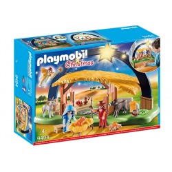 BELÉN CON LUZ PLAYMOBIL