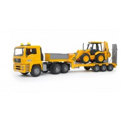 CAMIÓN MAN CON EXCAVADORA