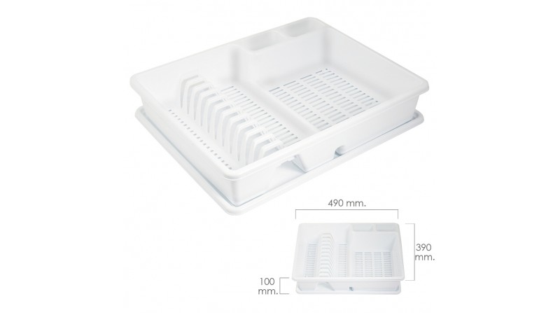 ESCURRE PLATOS RECTANGULAR ANTIGOTEO - SUMINISTROS CAMARA