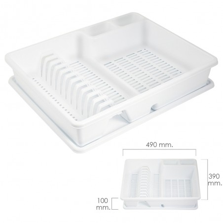 ESCURRE PLATOS RECTANGULAR ANTIGOTEO - SUMINISTROS CAMARA