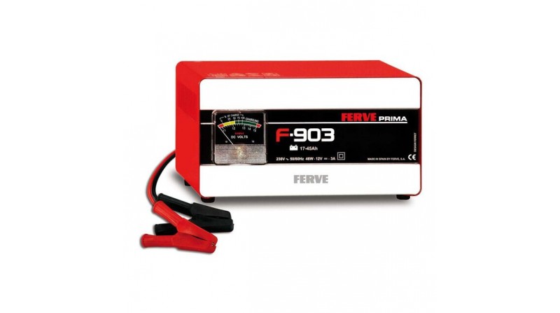 CARGADOR BATERIA 17-45AH 12V FERVE - SUMINISTROS CAMARA CARGADOR BATERIA 17-45AH 12V FERVE - SUMINISTROS CAMARA
