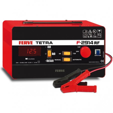 CARGADOR BATERIA 12-24V/6-12A FERVE F-2914 - SUMINISTROS CAMARA