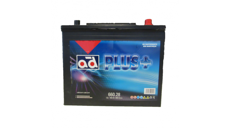 BATERIA ARR 12V/160AH/800A +DRCH AD PLUS - SUMINISTROS CAMARA