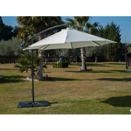 PARASOL LATERAL ALUMINIO BEIGE - SUMINISTROS CAMARA