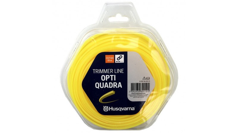 HILO DE CORTE OPTI QUADRA 2,7mm 55M HUSQVARNA EN CAJA - SUMINISTROS CAMARA