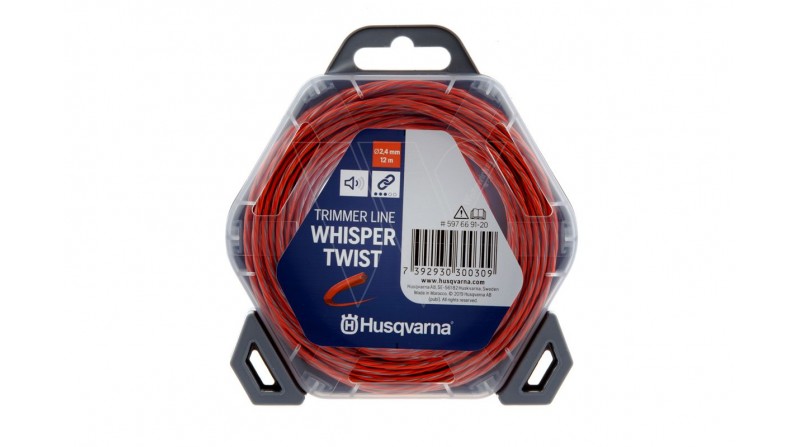 HILO DE CORTE WHISPER TWIST 2,4mm 12M HUSQVARNA EN CAJA - SUMINISTROS CAMARA