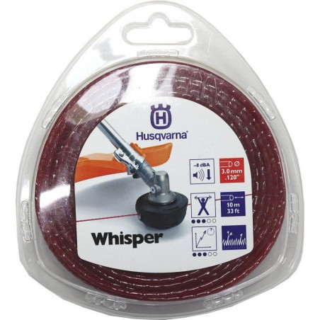 HILO DE CORTE WHISPER 3mm 10M HUSQVARNA - SUMINISTROS CAMARA