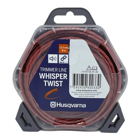 HILO DE CORTE WHISPER TWIST 2,7mm 10M HUSQVARNA EN CAJA - SUMINISTROS CAMARA