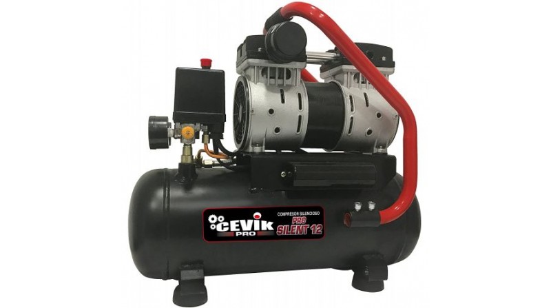 COMPRESOR SILENCIOSO 12L 1HP CEVIK - SUMINISTROS CAMARA