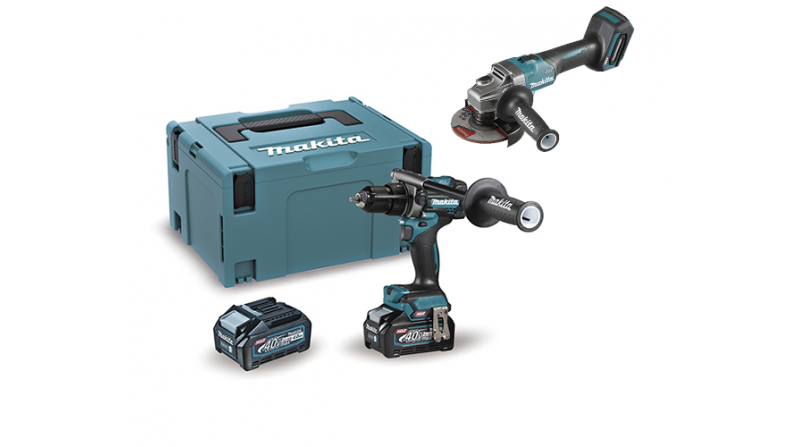 PACK AMOLADORA BL 40VMAX XGT + TALADRO COMBINADO BL 40VMAX 4.0AH - SUMINISTROS CAMARA PACK AMOLADORA BL 40VMAX XGT + TALADRO COMBINADO BL 40VMAX 4.0AH - SUMINISTROS CAMARA