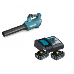 PACK SOPLADOR 18V LXT + KIT 2 BATERÍAS Y CARGADOR LXT 18V MAKITA - SUMINISTROS CAMARA