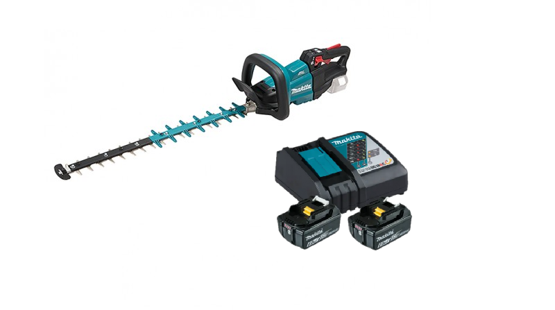 PACK CORTASETOS BATERÍA 18V LXT + KIT 2 BATERÍAS Y CARGADOR LXT 18V MAKITA - SUMINISTROS CAMARA