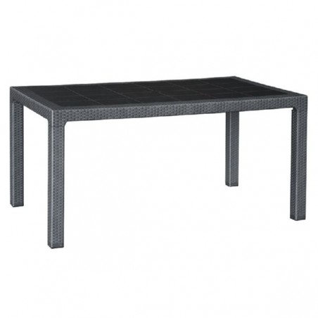 MESA JARDIN RATTAN ELEGANTE - SUMINISTROS CAMARA