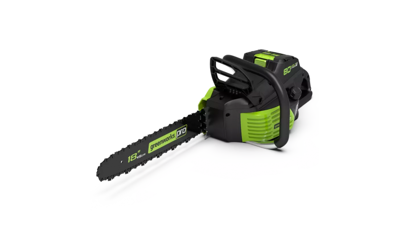 MOTOSIERRA BATERIA 80V 18" SIN BATERIA GREENWORKS - SUMINISTROS CAMARA