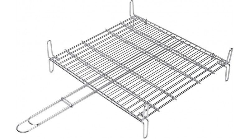 PARRILLA DOBLE INOX 50 x 50 cm - SUMINISTROS CAMARA