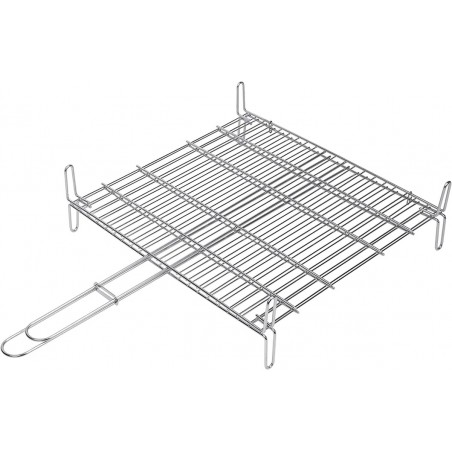 PARRILLA DOBLE INOX 50 x 50 cm - SUMINISTROS CAMARA