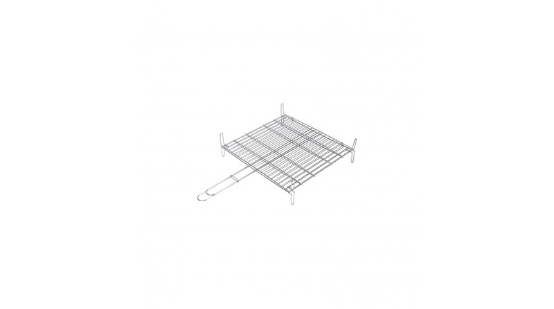 PARRILLA DOBLE INOX 40 x 45 cm - SUMINISTROS CAMARA