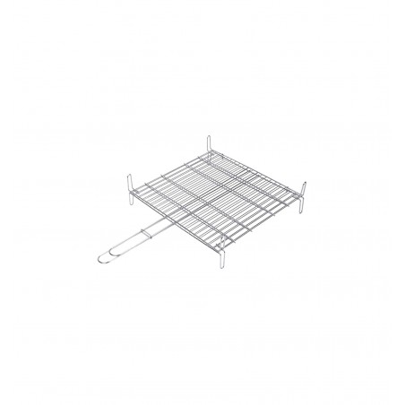 PARRILLA DOBLE INOX 40 x 45 cm - SUMINISTROS CAMARA