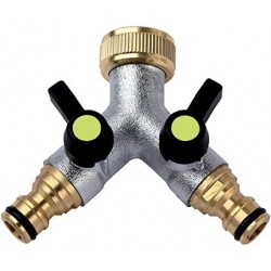 DERIVACION EN Y 3/4" C/LLAVES LATON - SUMINISTROS CAMARA