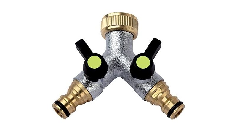 DERIVACION EN Y 3/4" C/LLAVES LATON - SUMINISTROS CAMARA