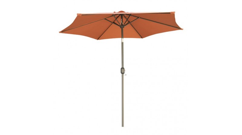 PARASOL ALUMINIO TERRACOTA - SUMINISTROS CAMARA