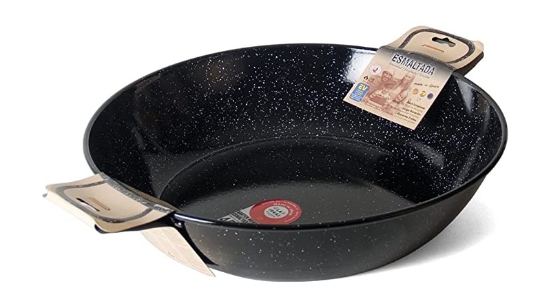 SARTEN ESMALTADA HONDA CON ASAS 45cm GARCIMA - SUMINISTROS CAMARA