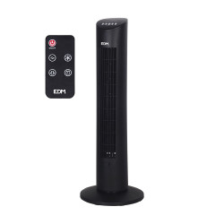 VENTILADOR DE TORRE NEGRO 60W - SUMINISTROS CAMARA