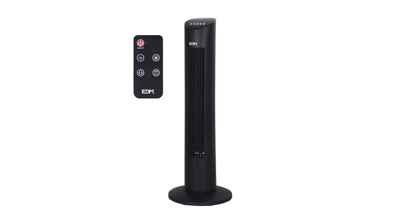VENTILADOR DE TORRE NEGRO 60W - SUMINISTROS CAMARA