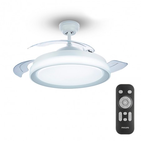 VENTILADOR CON LED ATLAS BLANCO 28+35W ø106cm - SUMINISTROS CAMARA