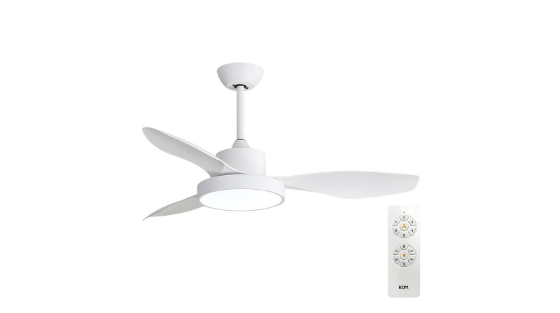 VENTILADOR DE TECHO CON LED ARTICO BLANCO 38+22W ø120cm - SUMINISTROS CAMARA