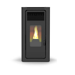 ESTUFA PELLET NEGRA AUDAX 10KW LAISAN - SUMINISTROS CAMARA