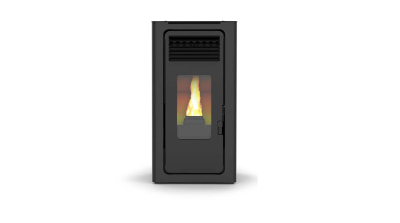ESTUFA PELLET NEGRA AUDAX 10KW LAISAN - SUMINISTROS CAMARA