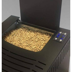 ESTUFA PELLET NEGRA AUDAX 10KW LAISAN - SUMINISTROS CAMARA