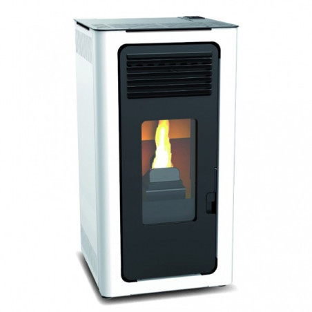 ESTUFA PELLET BLANCA AUDAX 10KW LAISAN - SUMINISTROS CAMARA