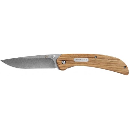 NAVAJA PLEGABLE CON MANGO DE MADERA WINCHESTER - SUMINISTROS CAMARA