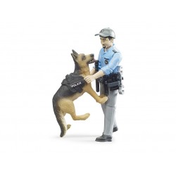 POLICIA CON PERRO BRUDER - SUMINISTROS CAMARA