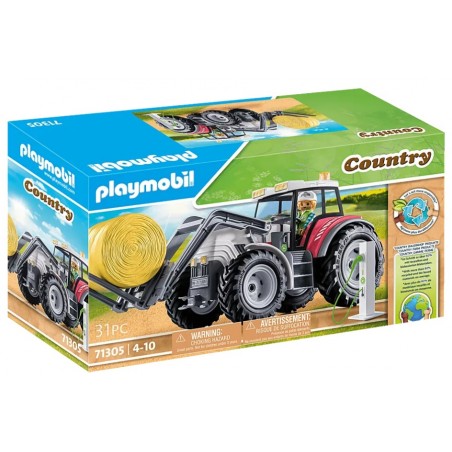 TRACTOR CON ACCESORIOS PLAYMOBIL - SUMINISTROS CAMARA