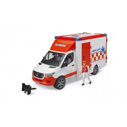 AMBULANCIA MB SPRINTER CON CONDUCTOR BRUDER - SUMINISTROS CAMARA