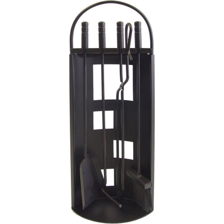 JUEGO CHIMENEA ARCO-CHAPA NEGRO - SUMINISTROS CAMARA