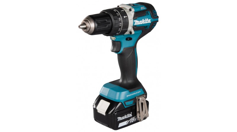 TALADRO COMBINADO LXT 18V 5.0Ah BL DHP484RTE MAKITA - SUMINISTROS CAMARA