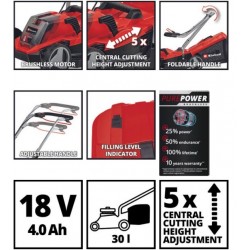 KIT DE MAQUINAS DE JARDINERIA GE-CM 18/33-2 Li Set EINHELL - SUMINISTROS CAMARA