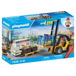 CARRETILLA ELEVADORA PLAYMOBIL - SUMINISTROS CAÁMARA
