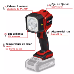 LINTERNA TC-CL 18/350 Li-Solo EINHELL - SUMINISTROS CÁMARA