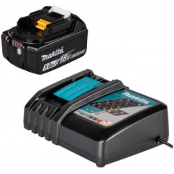PACK BATERIA 5A.h + CARGADOR RAPIDO LXT 18V MAKITA - SUMINISTROS CÁMARA