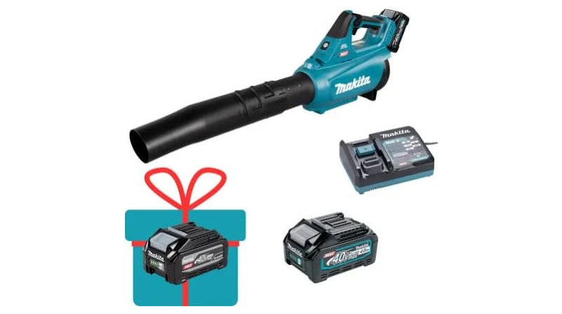 PACK SOPLADOR UB001G XGT 40Vmax 4,0A.h MAKITA - SUMINISTROS CÁMARA PACK SOPLADOR UB001G XGT 40Vmax 4,0A.h MAKITA - SUMINISTROS CÁMARA