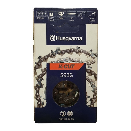 CADENA 3/8" 1.3mm 56E S93G MOTOSIERRA HUSQVARNA - SUMINISTROS CÁMARA
