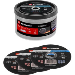 CUBO 50 DISCOS DE CORTE 125x1mm EINHELL