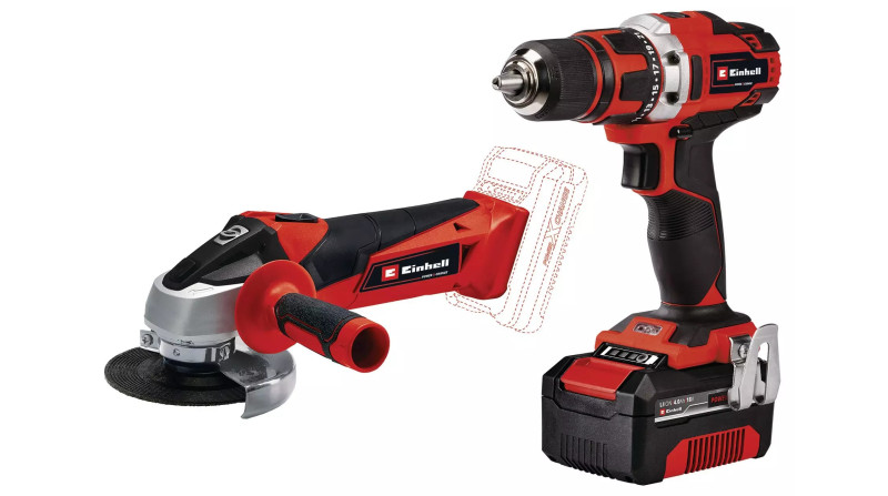 KIT TALADRO + AMOLADORA TE-TK 18/2 Li Kit (CD+AG) EINHELL KIT TALADRO + AMOLADORA TE-TK 18/2 Li Kit (CD+AG) EINHELL